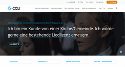 Desktop Screenshot of ccli.ch